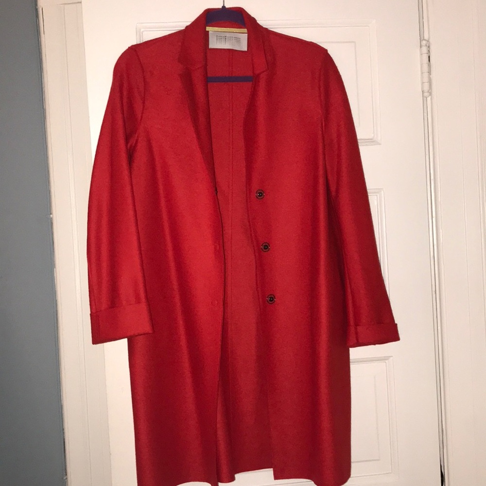 Harris Wharf London pressed wool coat
